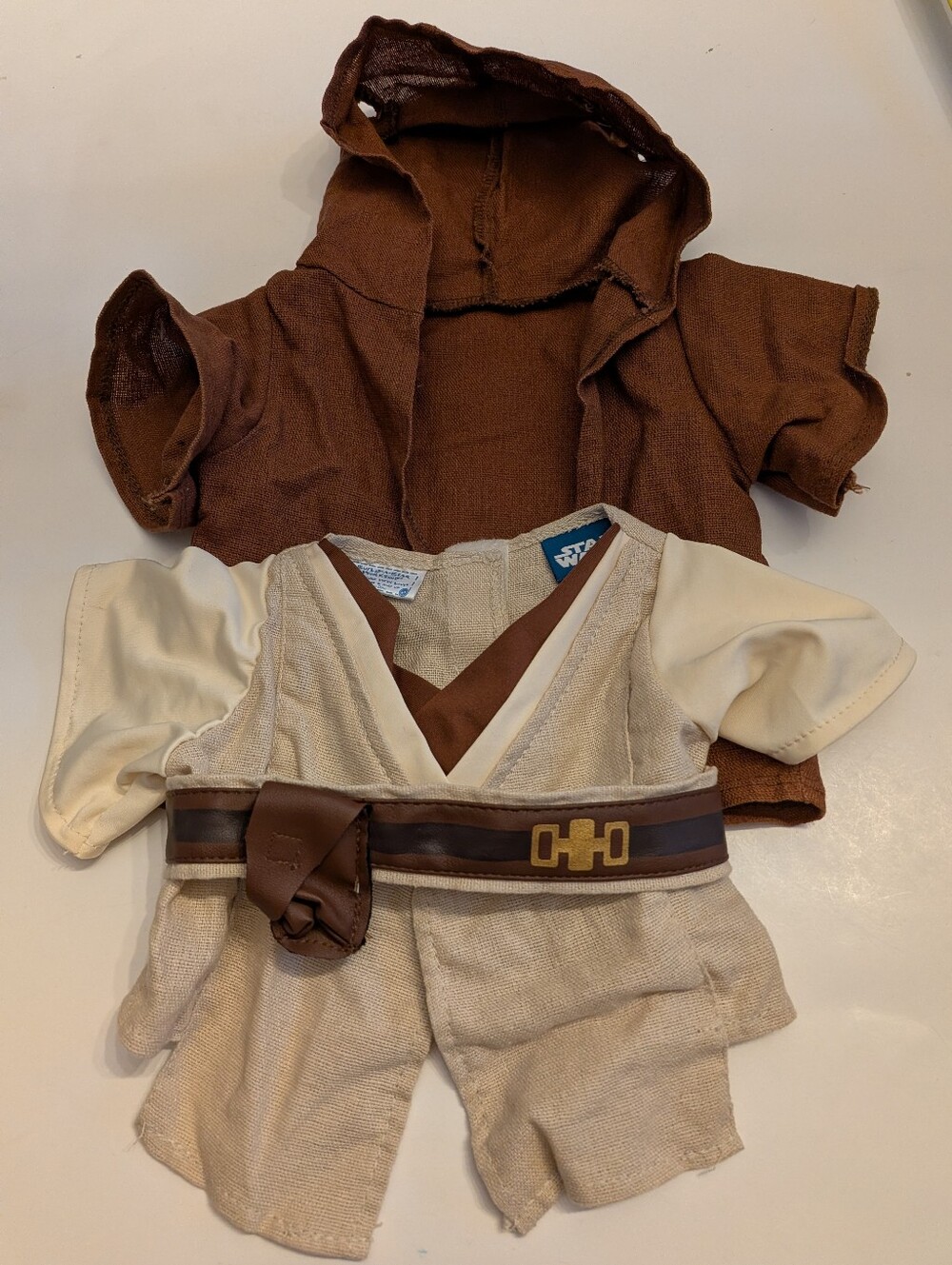 Build A Bear Star Wars Obi-Wan Kenobi Jedi Knight Top, Belt And Cape